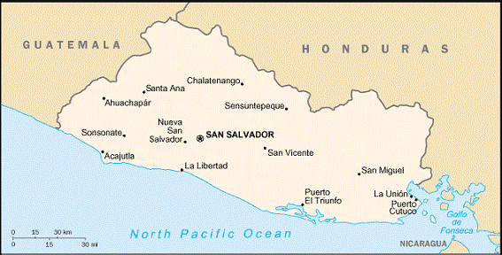 Mapa El Salvador